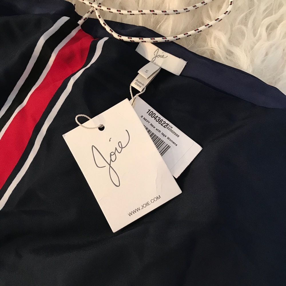 Joie Edyte Color-Blocked Cold-Shoulder Dress - Picture 4 of 8